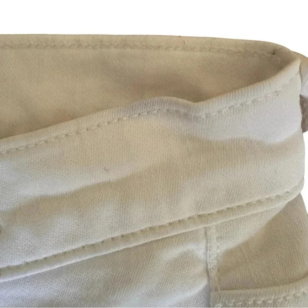 J Crew White Jeans 9” High-rise Toothpick Skinny Denim Pants - Picture 14 of 15